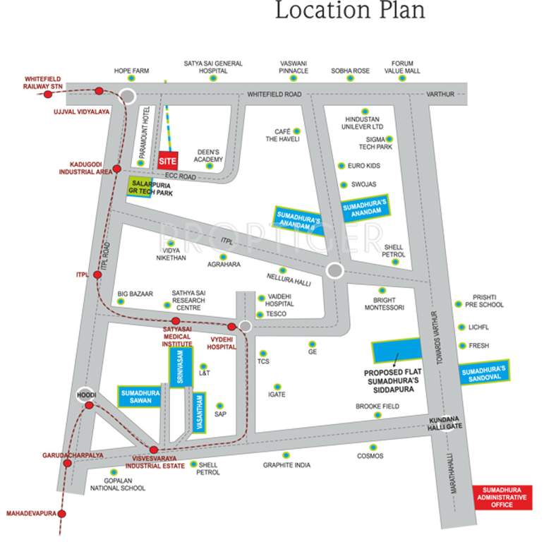 madhuram Images for Location Plan of Sumadhura Madhuram