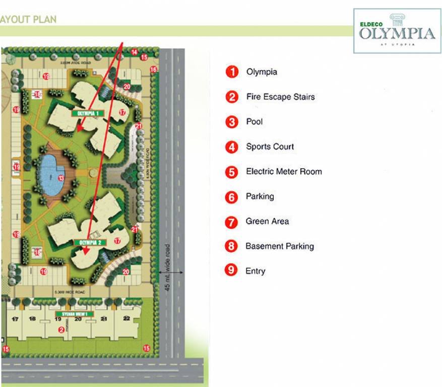 Images for Layout Plan of Eldeco Olympia