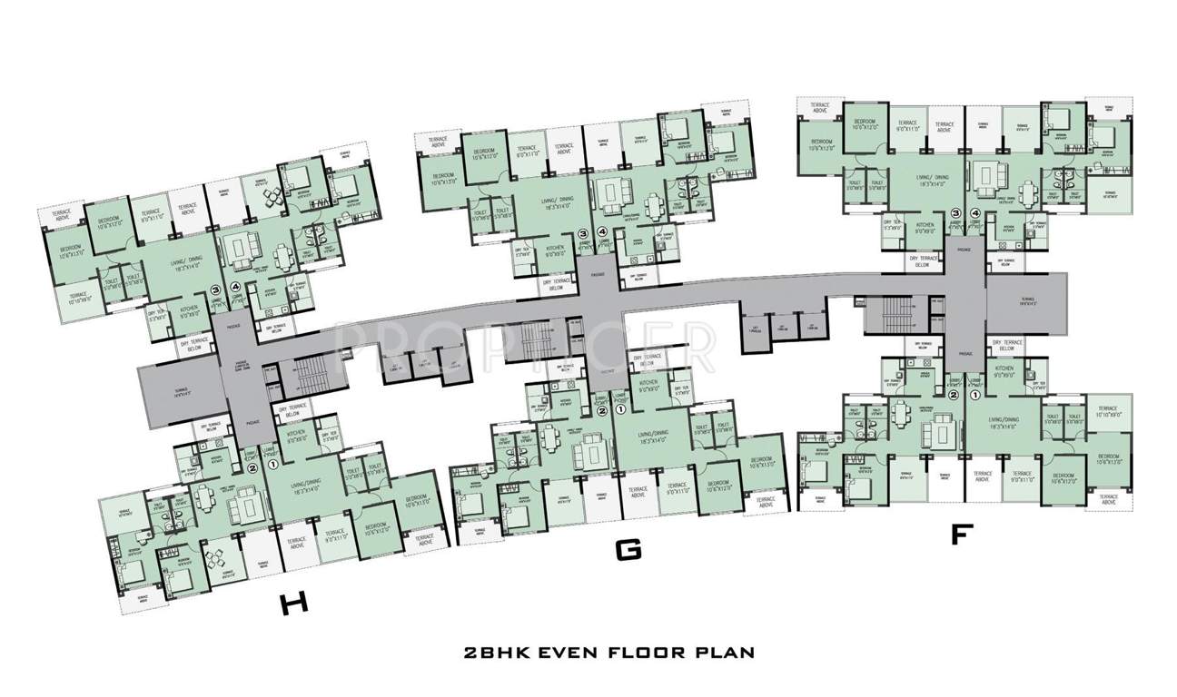  24k sereno Images for Cluster Plan of Kolte Patil 24K Sereno