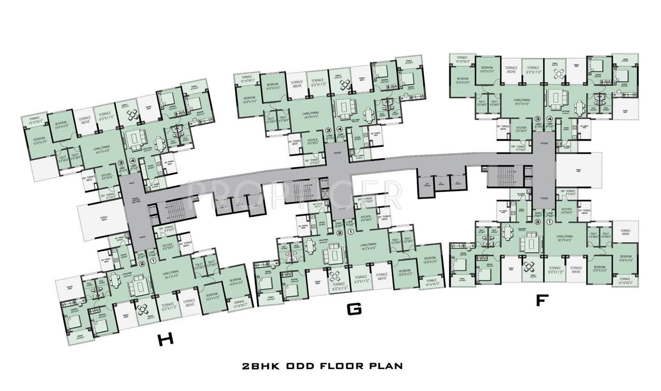  24k sereno Images for Cluster Plan of Kolte Patil 24K Sereno