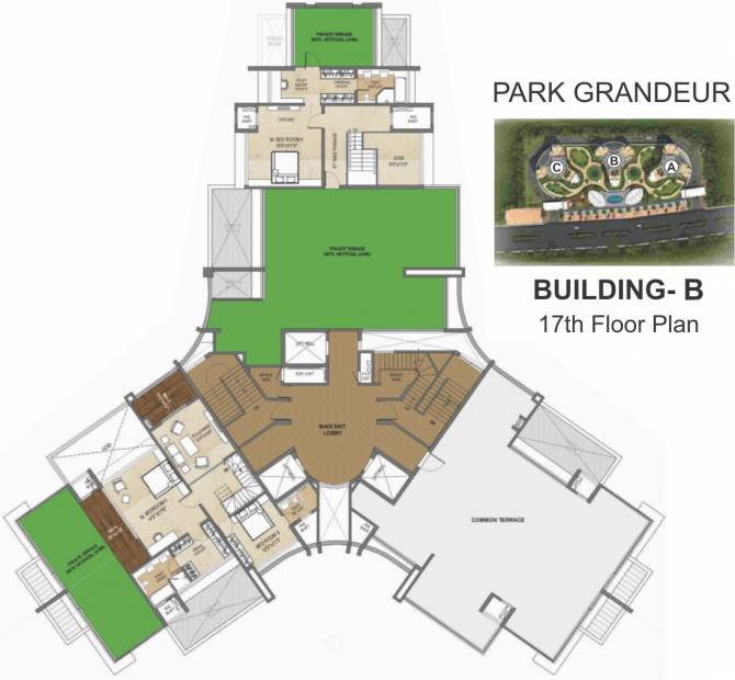  park-grandeur Images for Cluster Plan of Pride Purple Park Grandeur