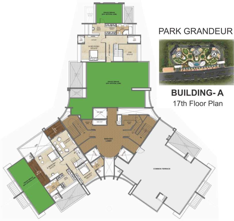  park grandeur Images for Cluster Plan of Pride Purple Park Grandeur