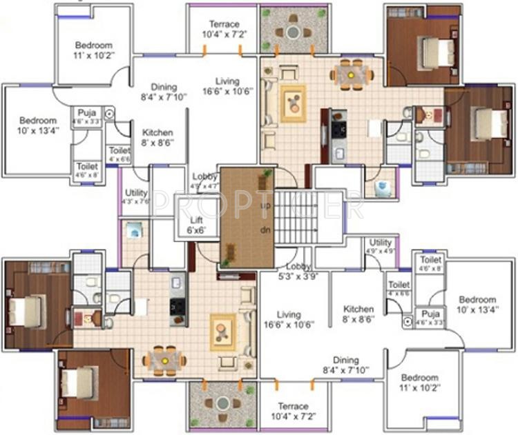 Images for Cluster Plan of Siddhivinayak Groups Echoing Greens