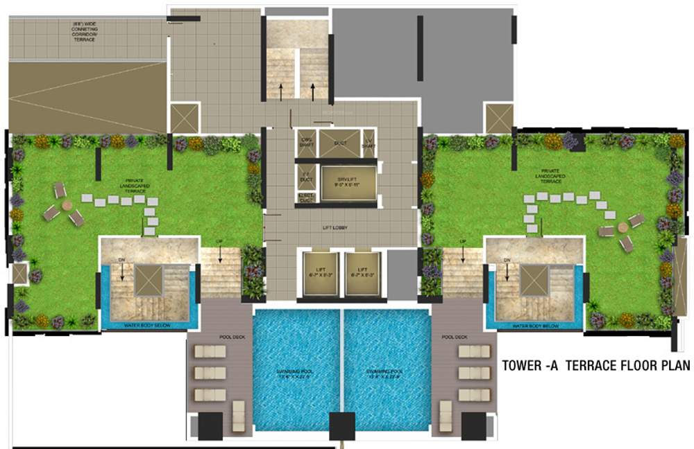 blossom Images for Cluster Plan of Mantri Blossom