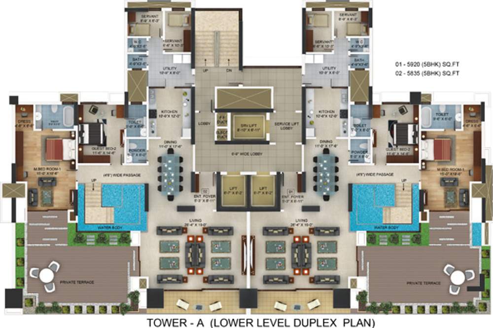 blossom Images for Cluster Plan of Mantri Blossom