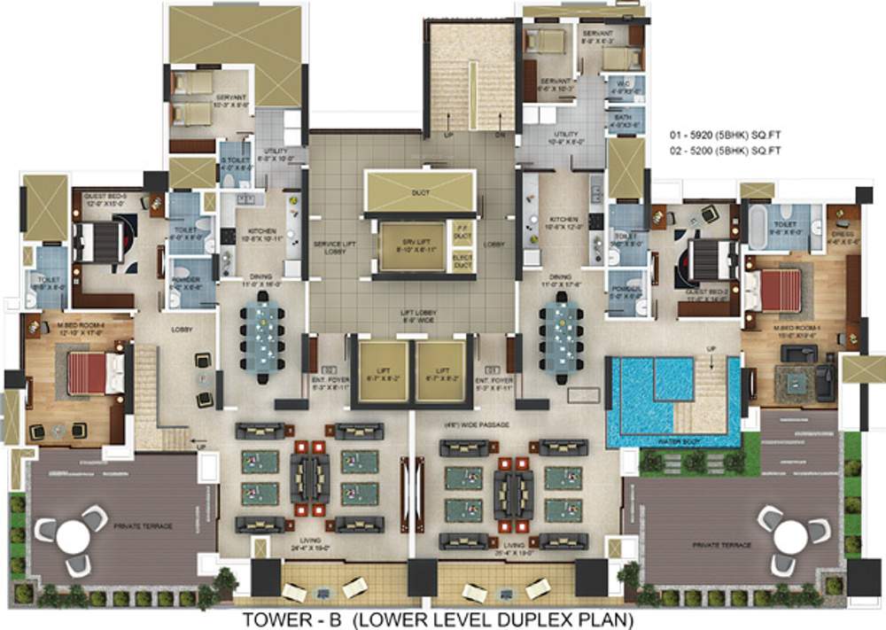 blossom Images for Cluster Plan of Mantri Blossom