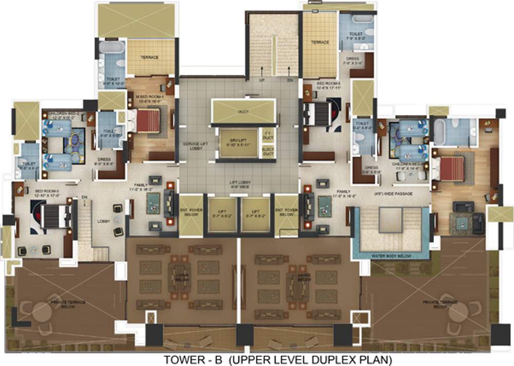 blossom Images for Cluster Plan of Mantri Blossom