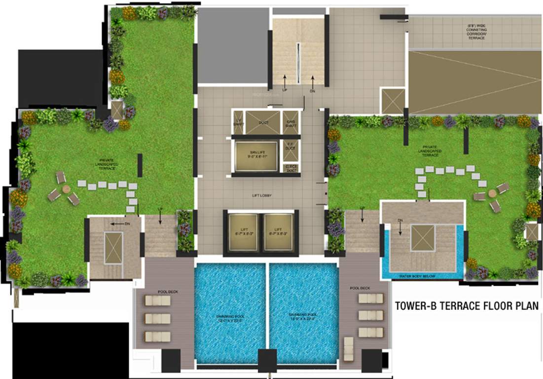blossom Images for Cluster Plan of Mantri Blossom