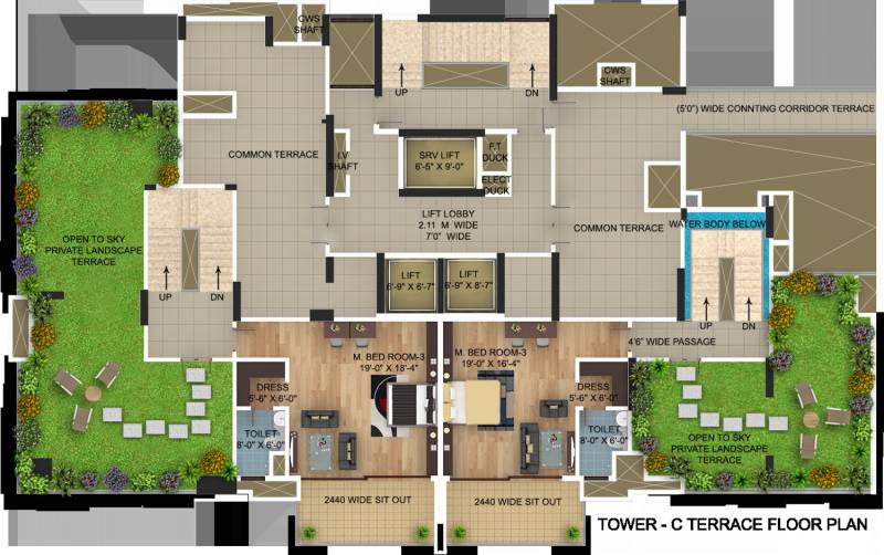  blossom Images for Cluster Plan of Mantri Blossom