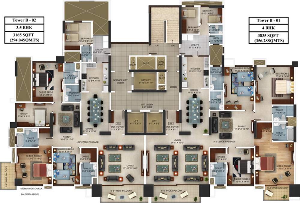 blossom Images for Cluster Plan of Mantri Blossom