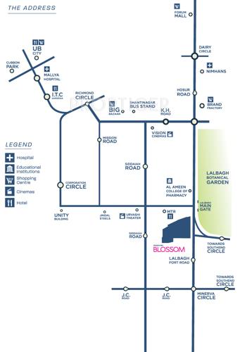  blossom Images for Location Plan of Mantri Blossom