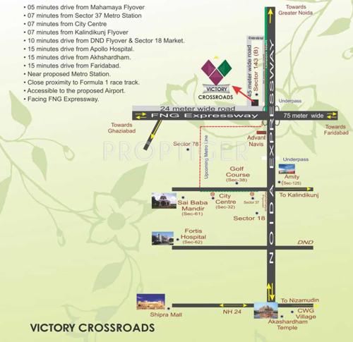  crossroads Images for Location Plan of Victory Infratech Crossroads