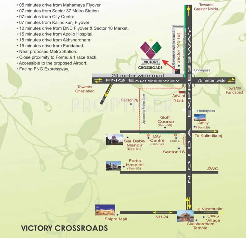  crossroads Images for Location Plan of Victory Infratech Crossroads