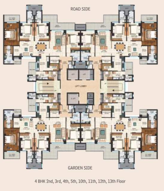  falcon view Tower 1 Cluster Plan