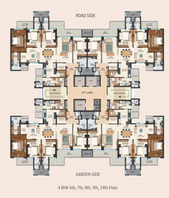  falcon view Tower 9 Cluster Plan