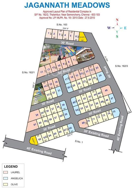 jagannath meadows Images for Layout Plan of Padmavathy Realty Jagannath Meadows