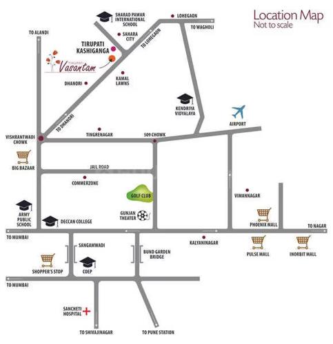  vasantam Images for Location Plan of Tirupati Vasantam