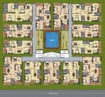 Single tower Cluster Plan  splendor Single tower Cluster Plan
