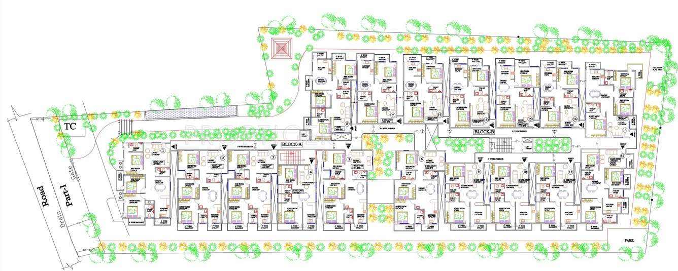  pristina Block A Cluster Plan
