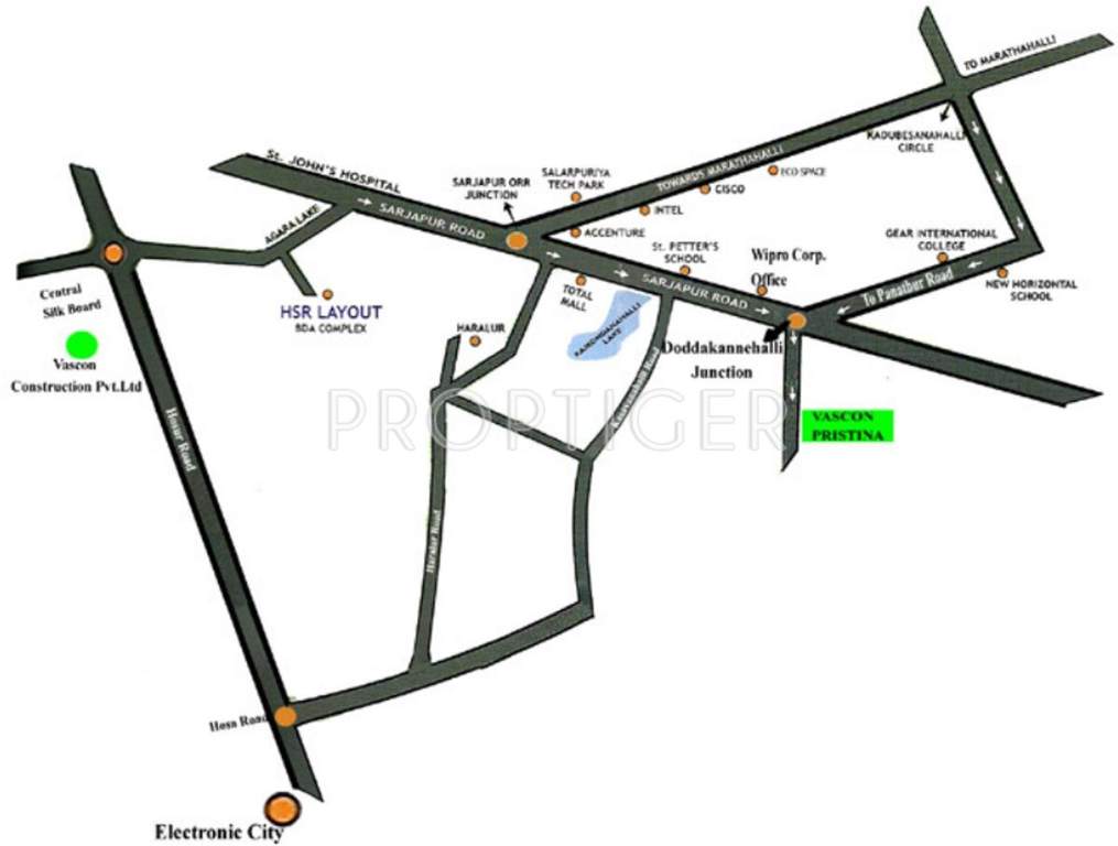 Vascon Construction Pristina Location Plan