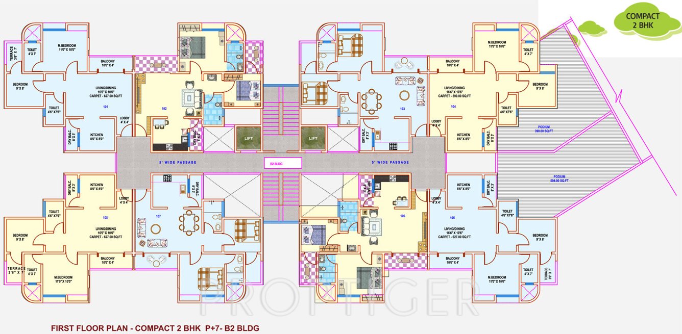 quadra town Images for Cluster Plan of Bhujbal Quadra Town