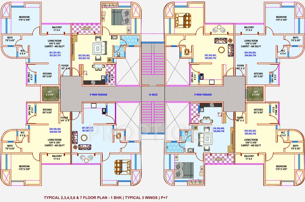 quadra town Images for Cluster Plan of Bhujbal Quadra Town