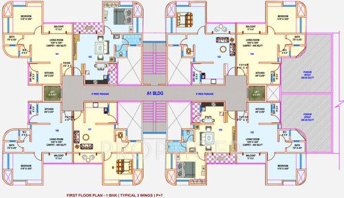 Images for Cluster Plan of Bhujbal Quadra Town quadra-town Images for Cluster Plan of Bhujbal Quadra Town