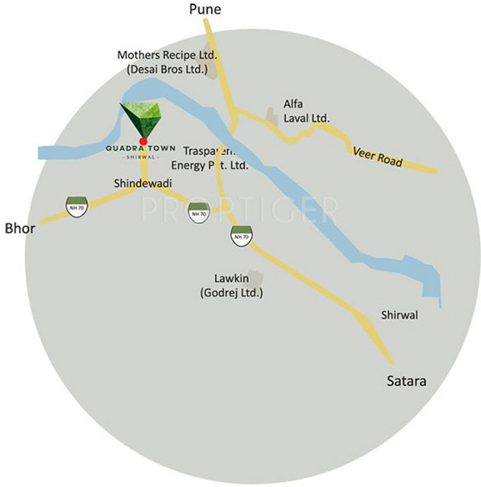 quadra town Images for Location Plan of Bhujbal Quadra Town