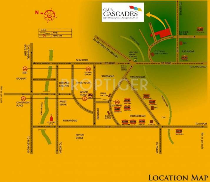  gaur-cascades Images for Location Plan of Gaursons Gaur Cascades