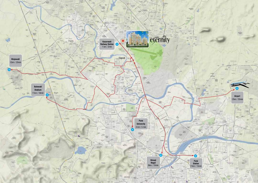  eternity Images for Location Plan of Mantri Eternity