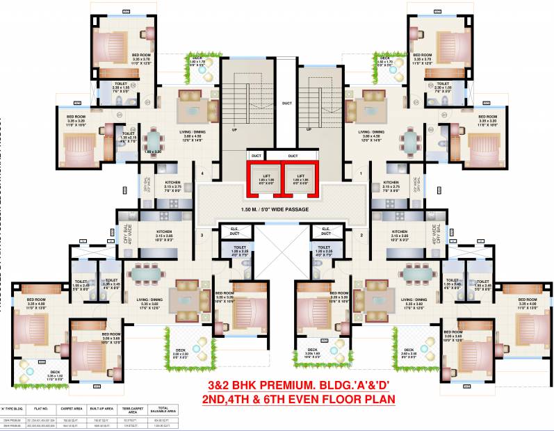  skycity Tower A ,D Cluster Plan
