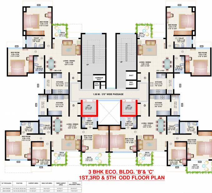  skycity Tower B,C Cluster Plan