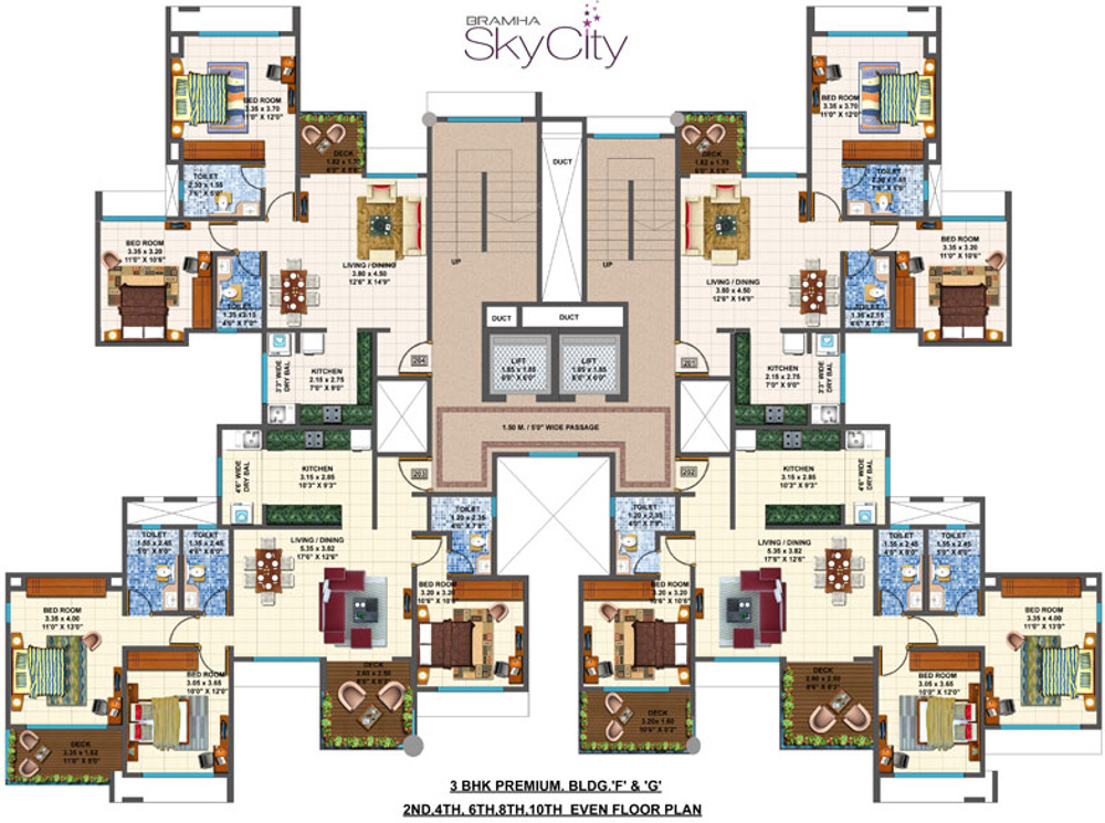  skycity Tower F,G Cluster Plan