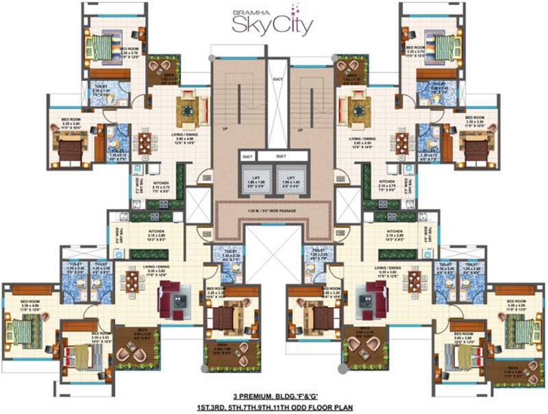  skycity Tower F,G Cluster Plan