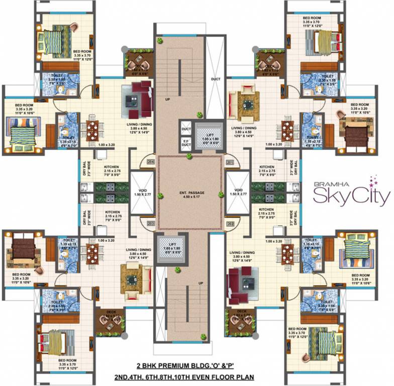 skycity Tower O,P Cluster Plan