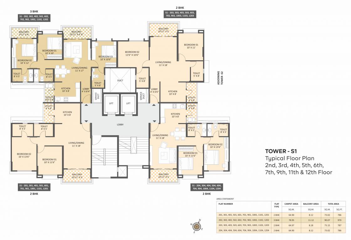  skycity Tower S1 Cluster Plan