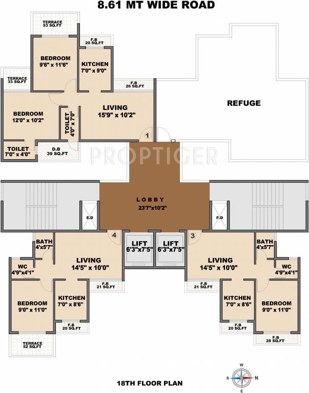 Images for Cluster Plan of Mahaavir Heights