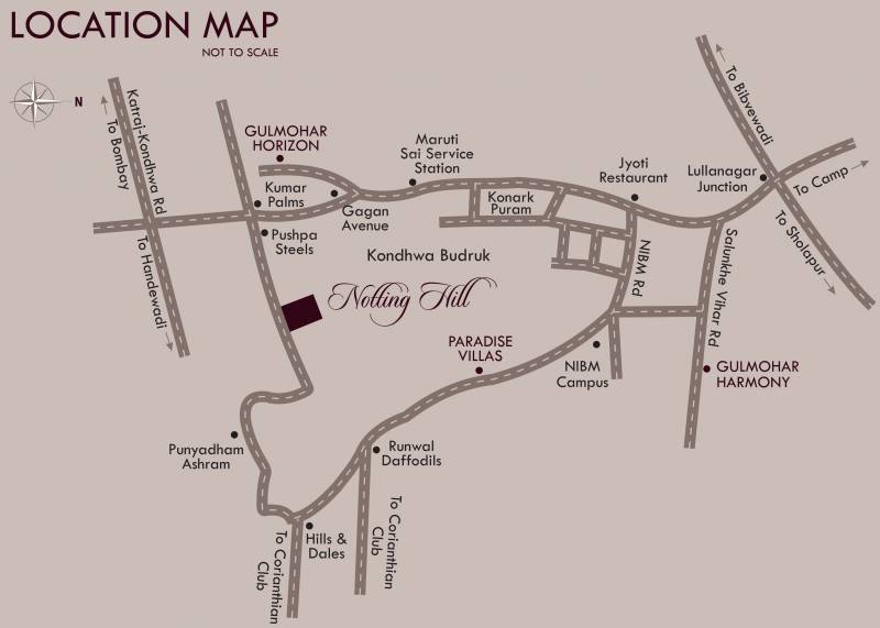 Images for Location Plan of Gulmohar Notting Hill