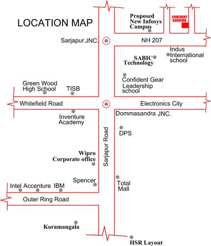  gardenia Images for Location Plan of Confident Gardenia