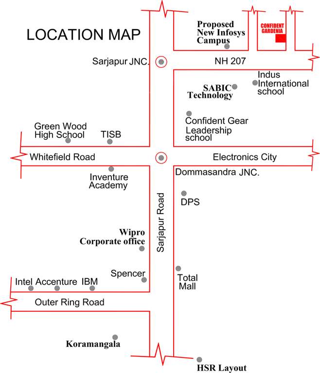  gardenia Images for Location Plan of Confident Gardenia