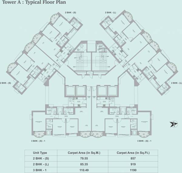 Tower A Cluster Plan aveza Tower A Cluster Plan