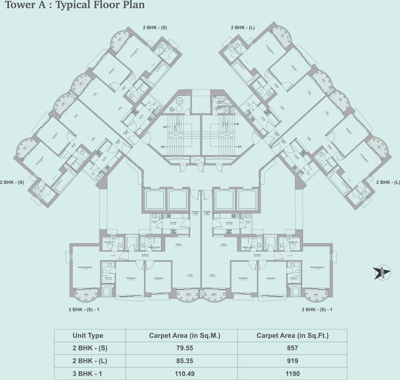  aveza Tower A Cluster Plan