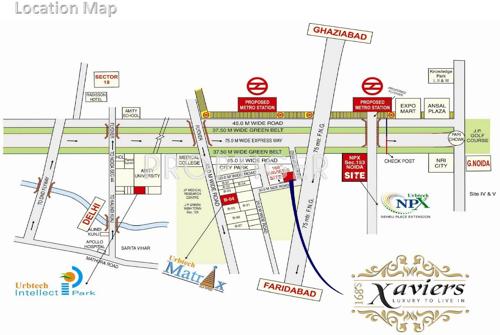  xaviers Images for Location Plan of Urbtech Xaviers