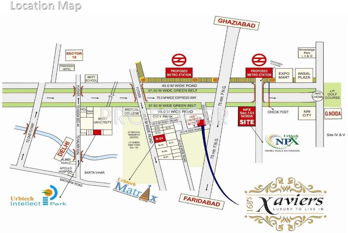 xaviers Images for Location Plan of Urbtech Xaviers