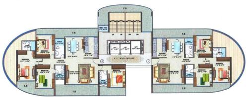  blue-empress Images for Cluster Plan of Atul Blue Empress