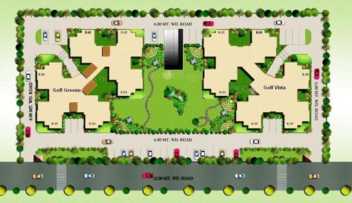  golf-vista Images for Layout Plan of Keltech Golf Vista