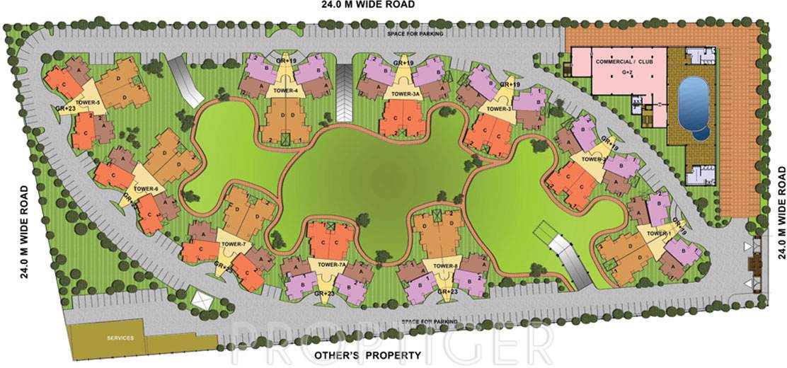 city Images for Layout Plan of Shubhkamna City