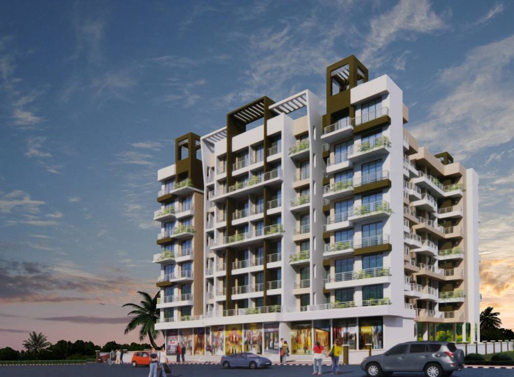 Elevation aansh group ganesh plaza Elevation