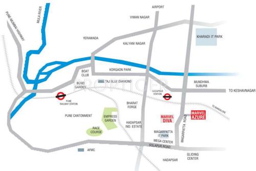  azure Images for Location Plan of Marvel Azure