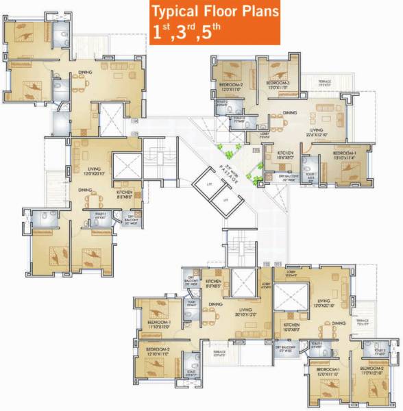 Images for Cluster Plan of Teerth Towers